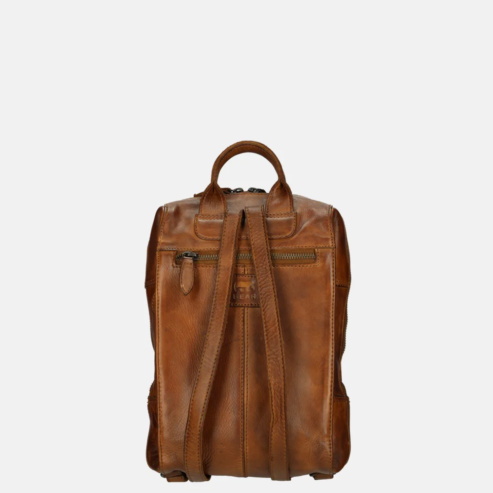 Bear Design rugzak cognac bij Duifhuizen