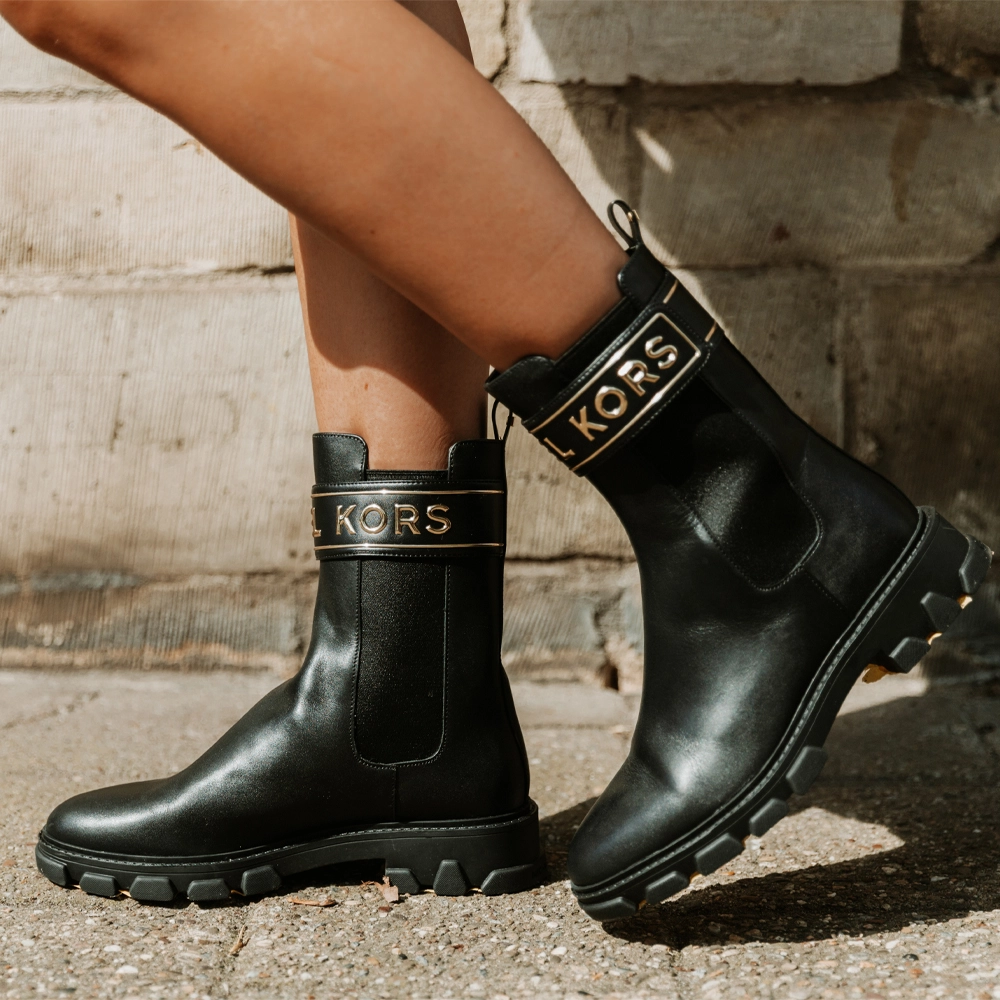 Michael Kors Ridley Chelsia boots black bij Duifhuizen