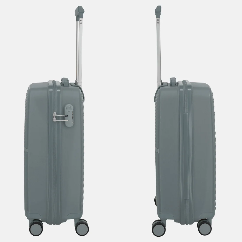 Travelite Pacific spinner 55cm anthracite bij Duifhuizen