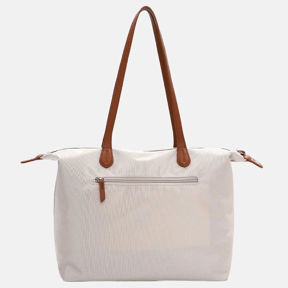 Emily & Noah Jarina shopper beige bij Duifhuizen