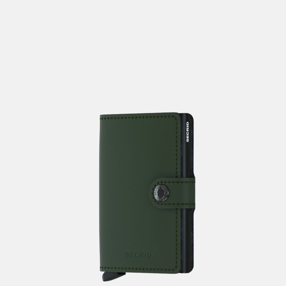 Secrid Miniwallet pasjeshouder matte green black