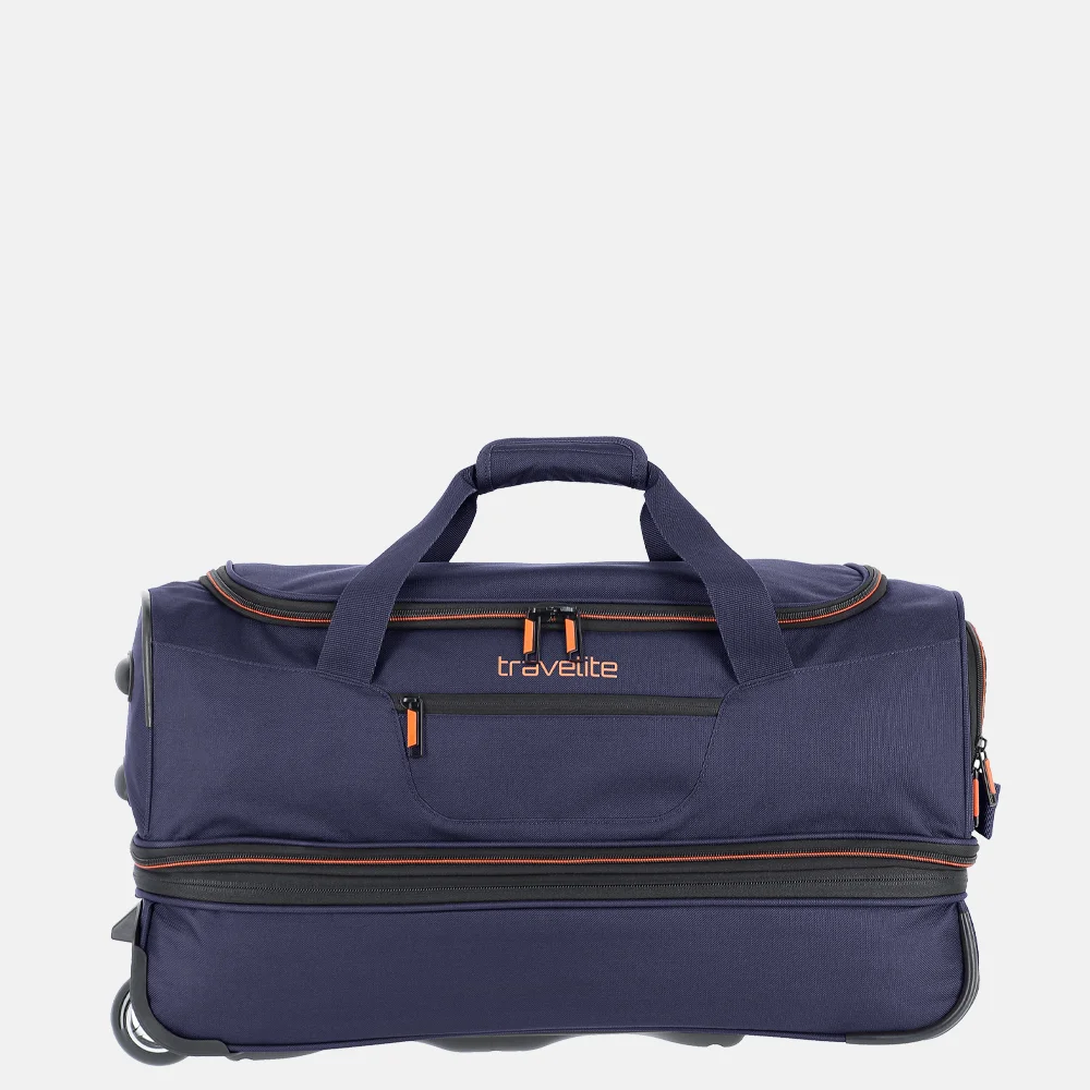 Travelite Basics reistas 55 cm navy bij Duifhuizen