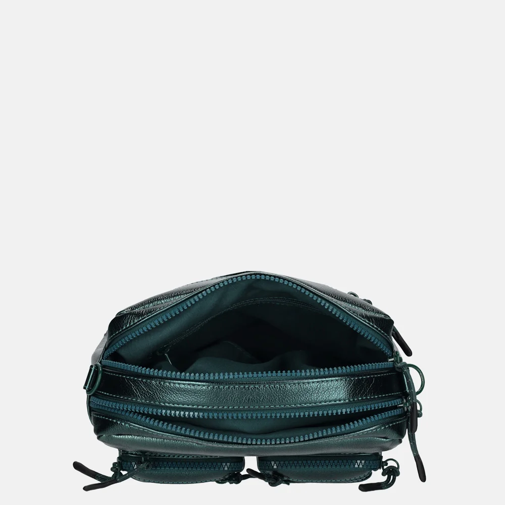 Enrico Benetti Celine crossbody tas metallic green bij Duifhuizen