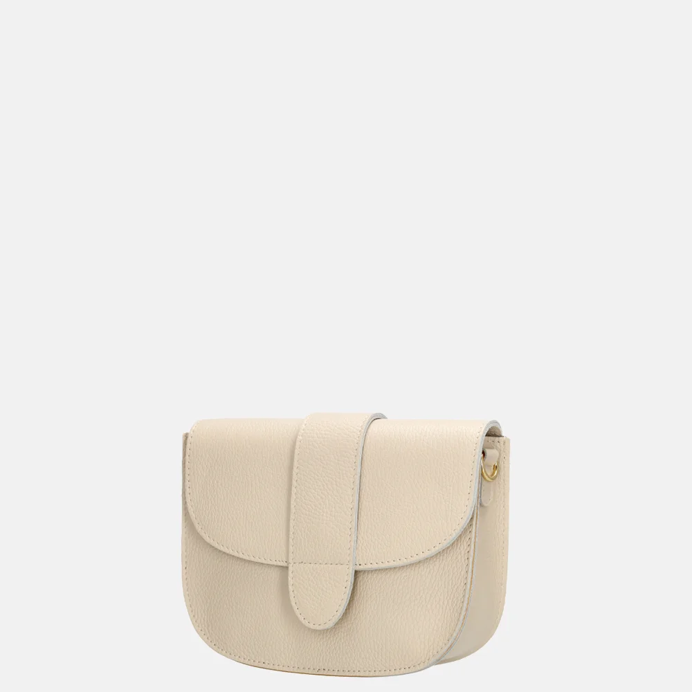 Charm London crossbody tas beige bij Duifhuizen