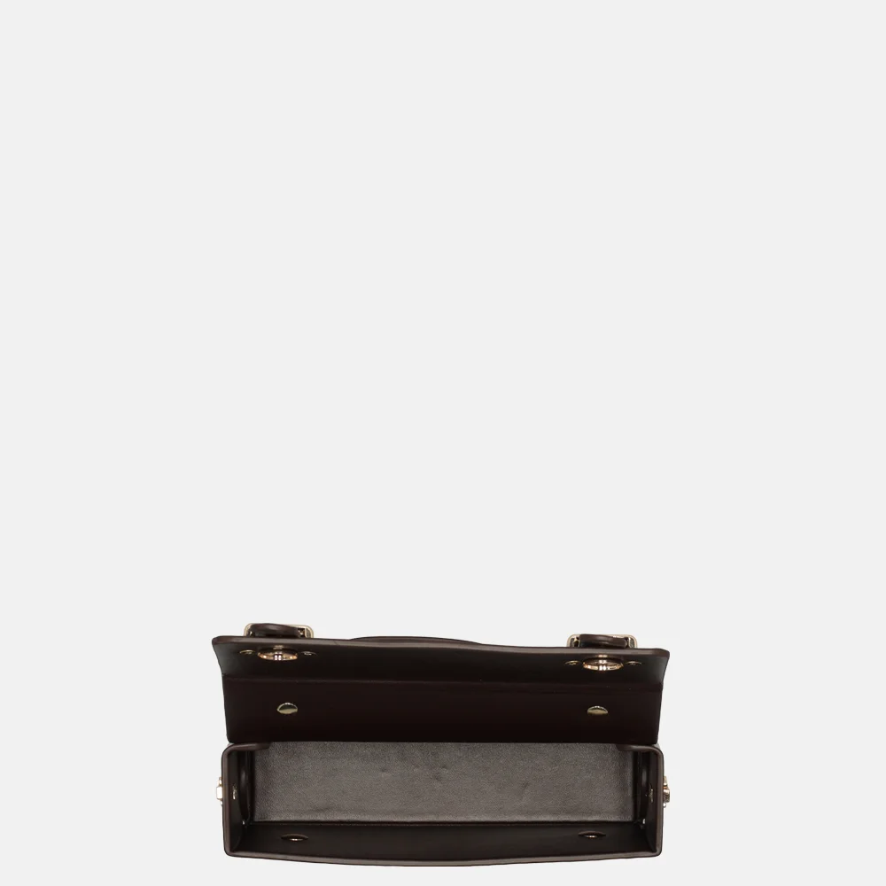 Firenze crossbody tas lak coffee bij Duifhuizen