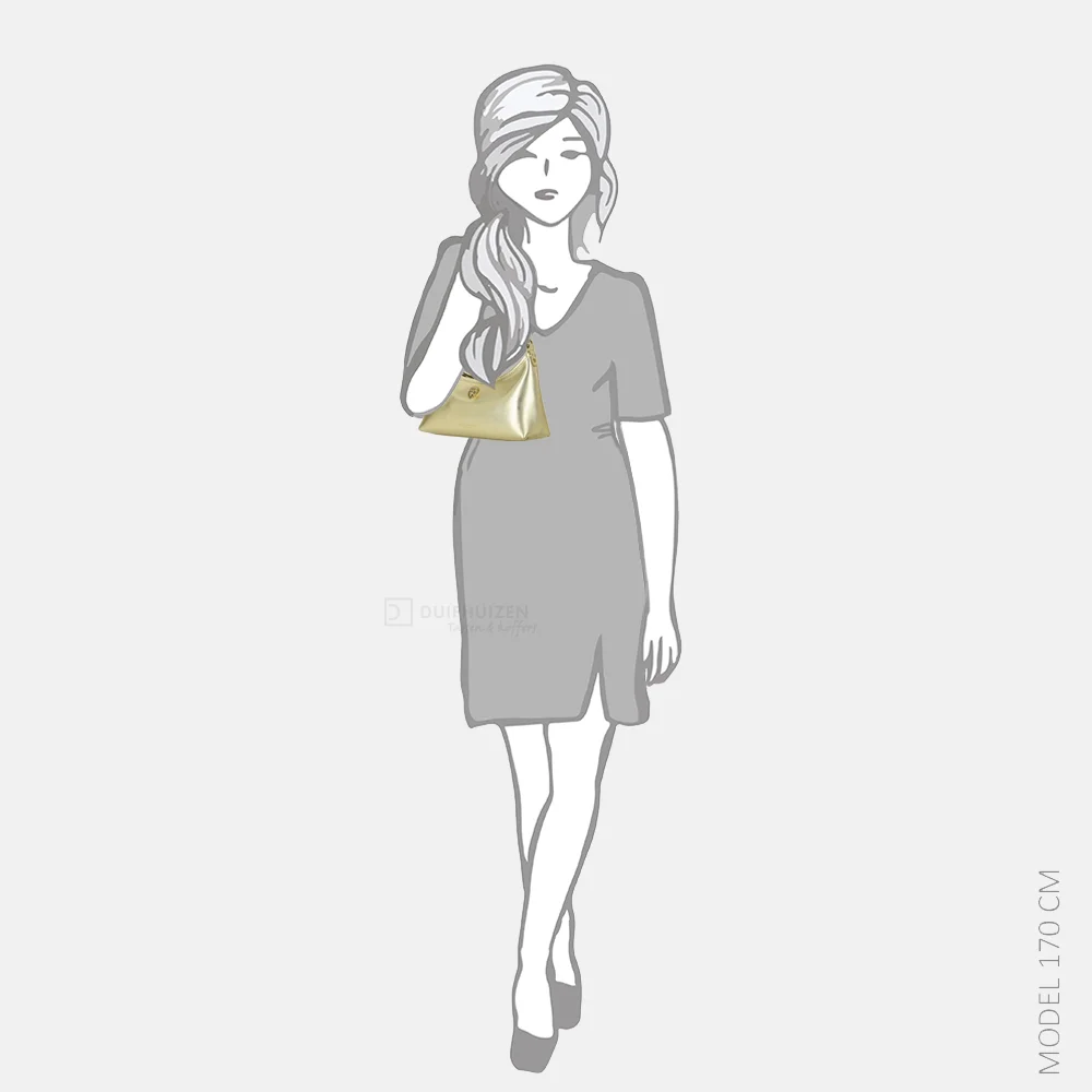 Kurt Geiger Mini schoudertas gold bij Duifhuizen
