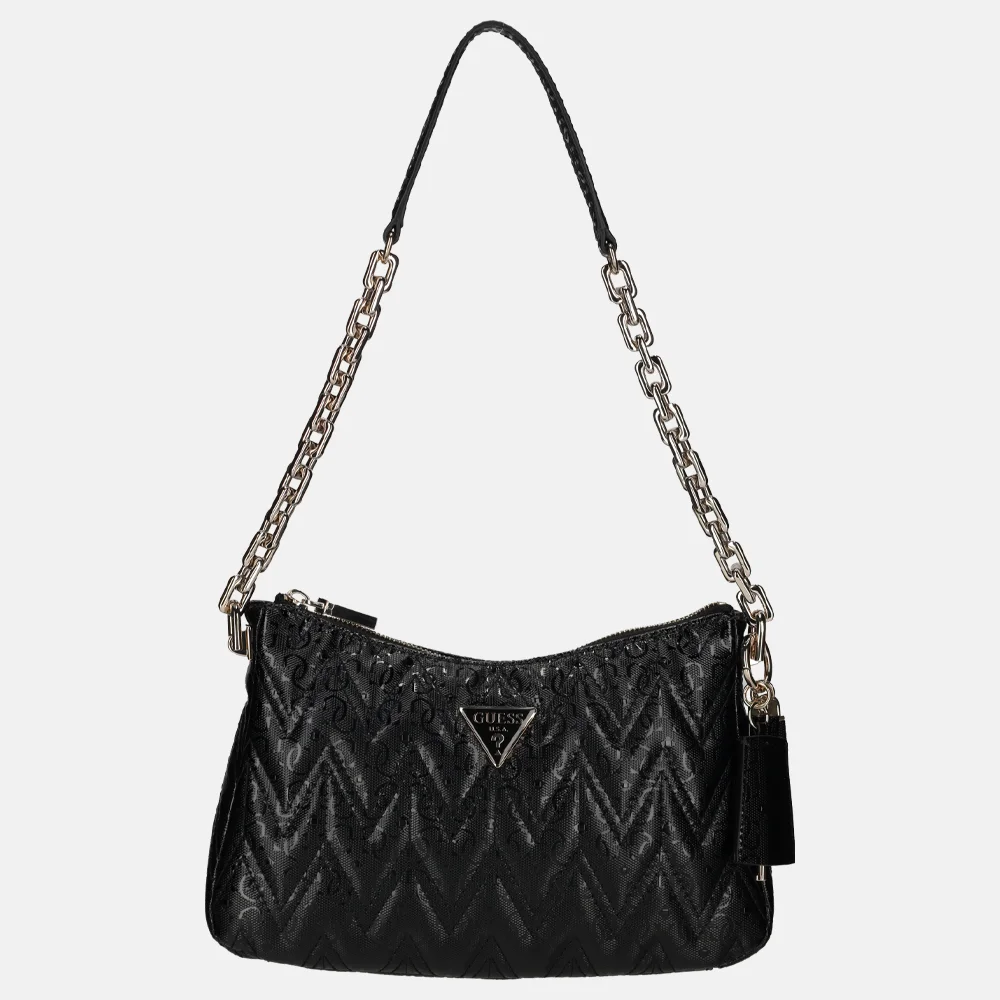 Guess Adelard schoudertas black bij Duifhuizen