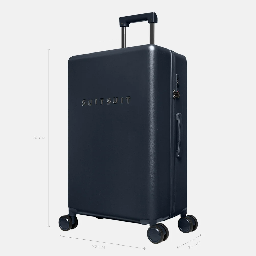 SUITSUIT Mystique reiskoffer 76 cm midnight blue bij Duifhuizen
