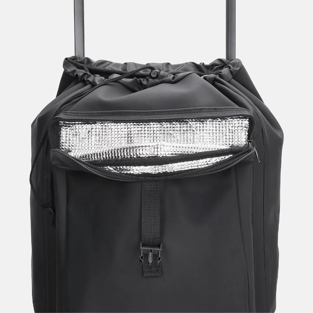 Beagles boodschappentrolley zwart bij Duifhuizen