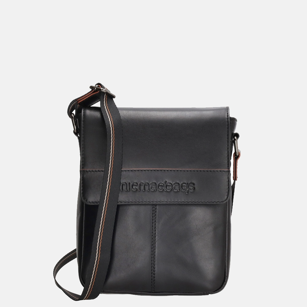Micmacbags Le Mans schoudertas zwart