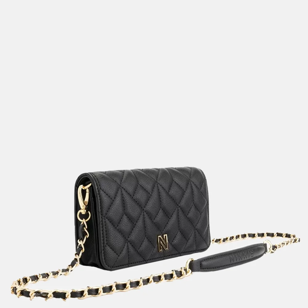 Nikkie Abby schoudertas black bij Duifhuizen