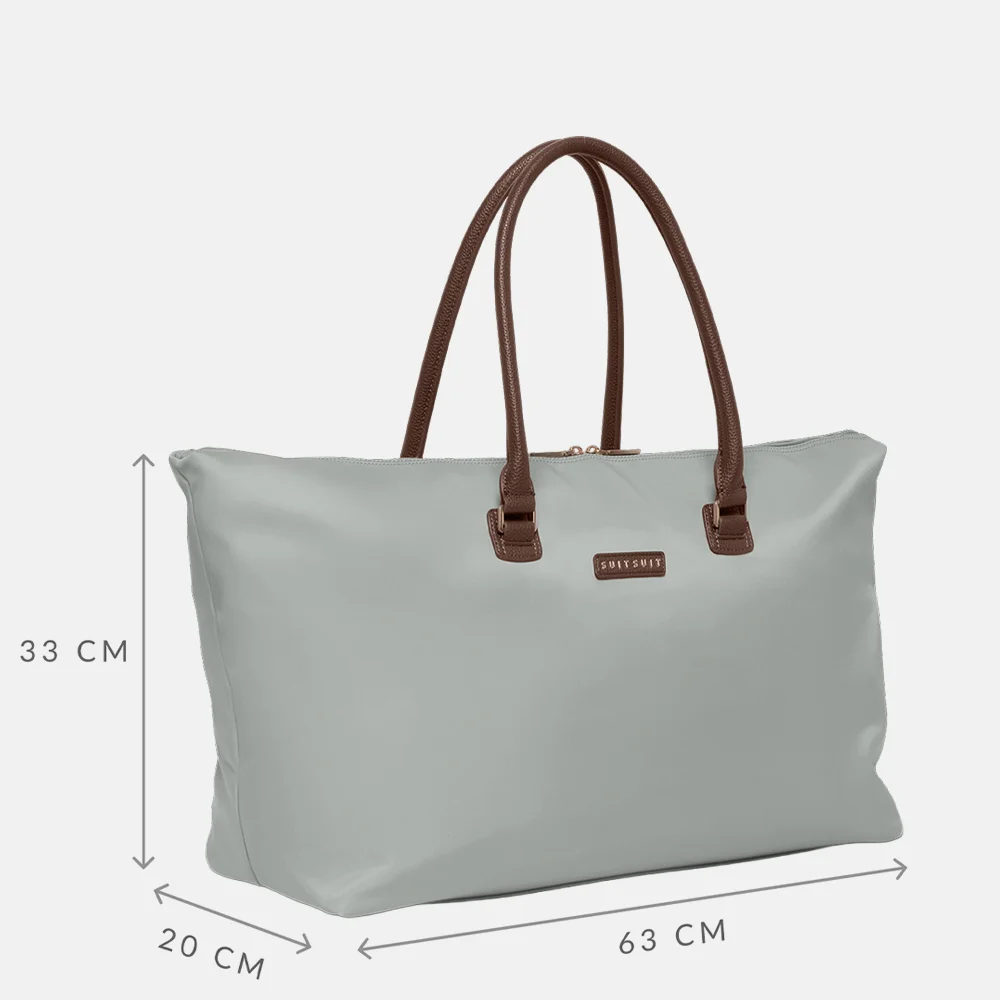 Suitsuit Fab Seventies weekendtas limestone bij Duifhuizen