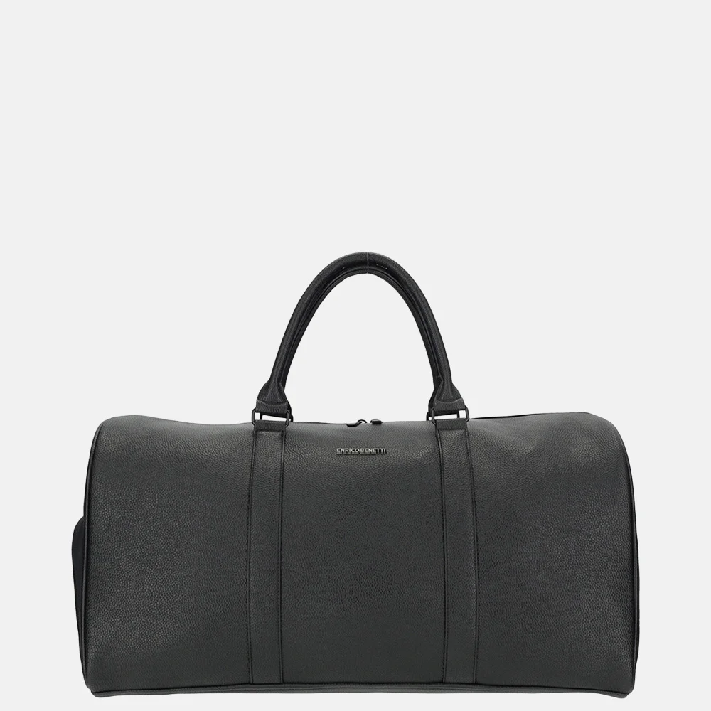 Enrico Benetti Sienna lederlook weekendtas 50 cm zwart bij Duifhuizen