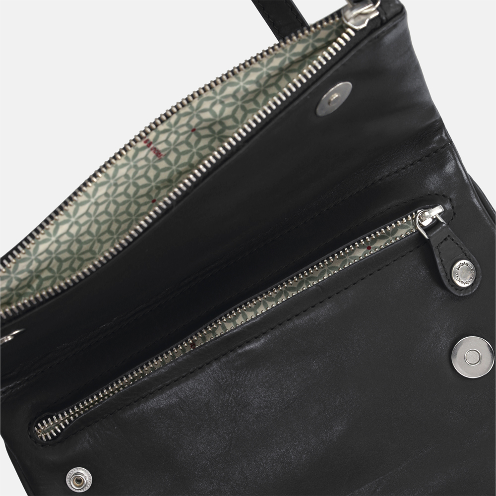Aunts & Uncles Jamie's Orchard Raspberry crossbody tas black bij Duifhuizen