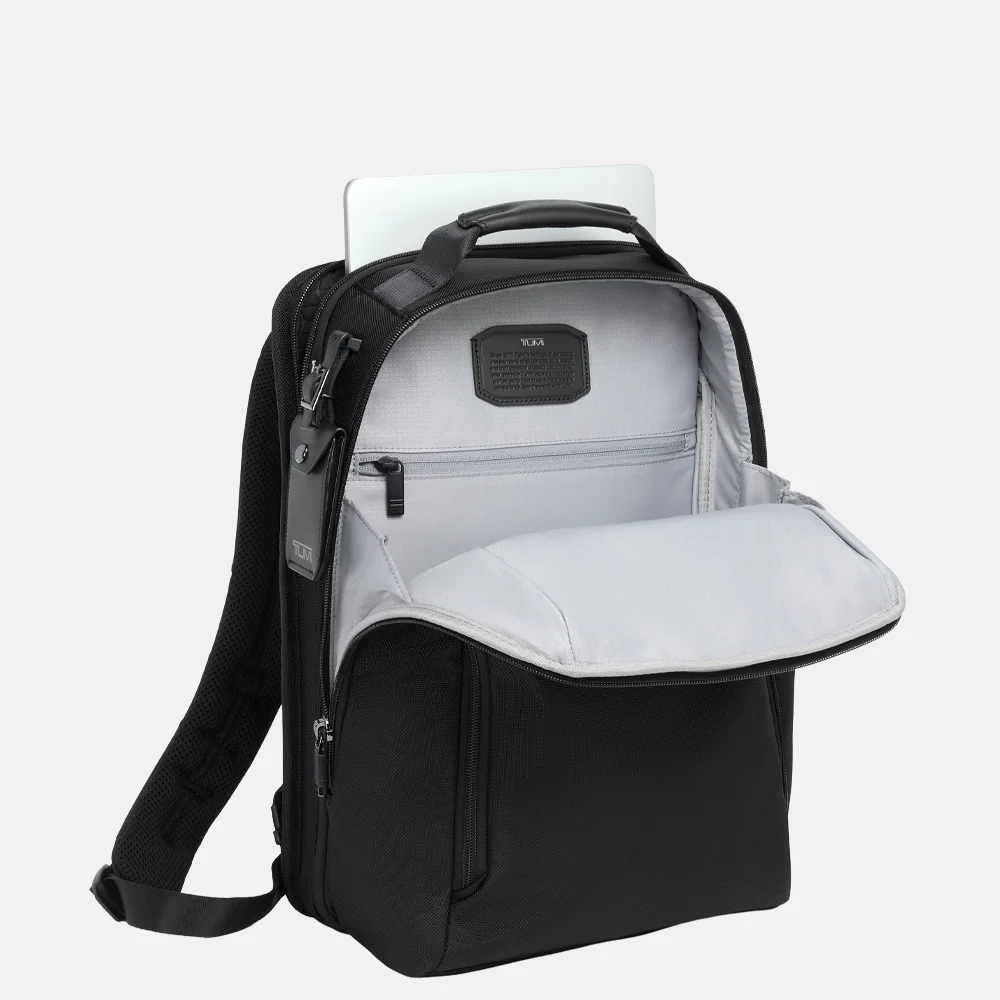 Tumi Alpha laptoprugzak expandable medium 15 inch black bij Duifhuizen