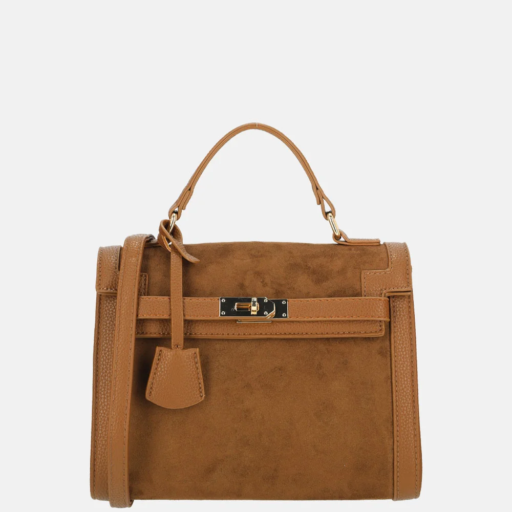 Firenze handtas suedine dark brown