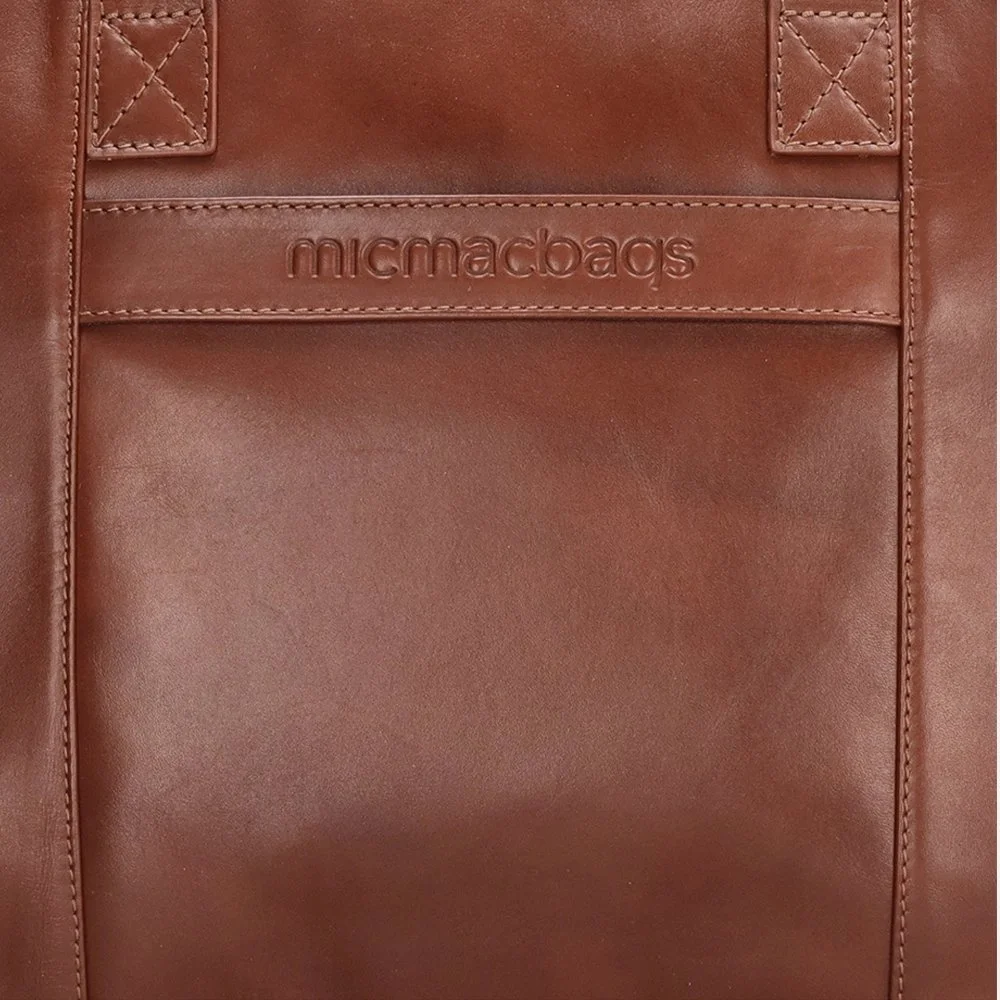 Micmacbags Le Mans weekendtas cognac bij Duifhuizen