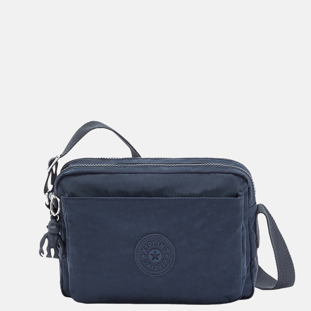 Kipling Abanu schoudertas M blue bleu