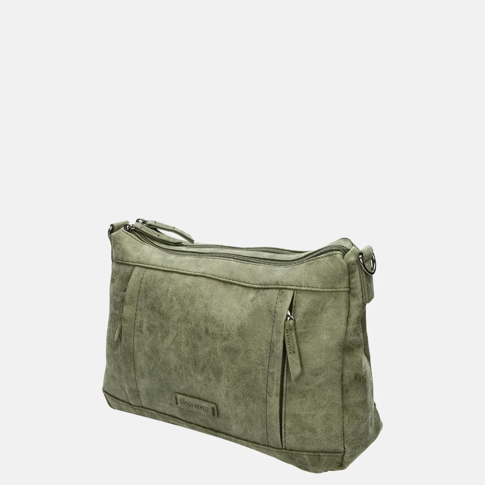 Enrico Benetti Ruby crossbody tas olijfgroen bij Duifhuizen