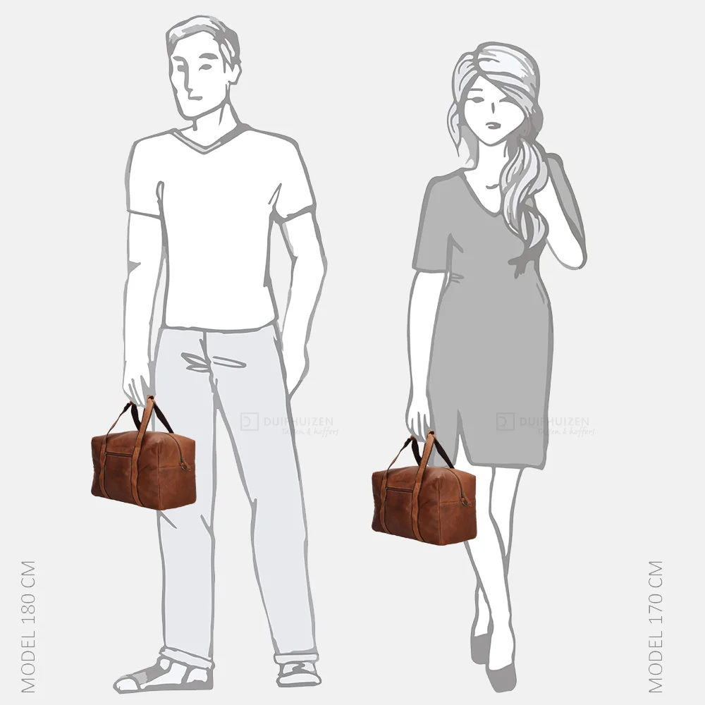 Hide & Stitches Japura reistas cognac bij Duifhuizen