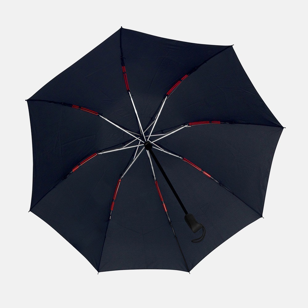 Impliva opvouwbare paraplu dark blue bij Duifhuizen