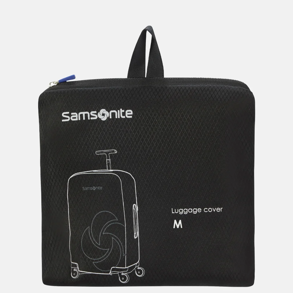 Samsonite kofferhoes M black bij Duifhuizen
