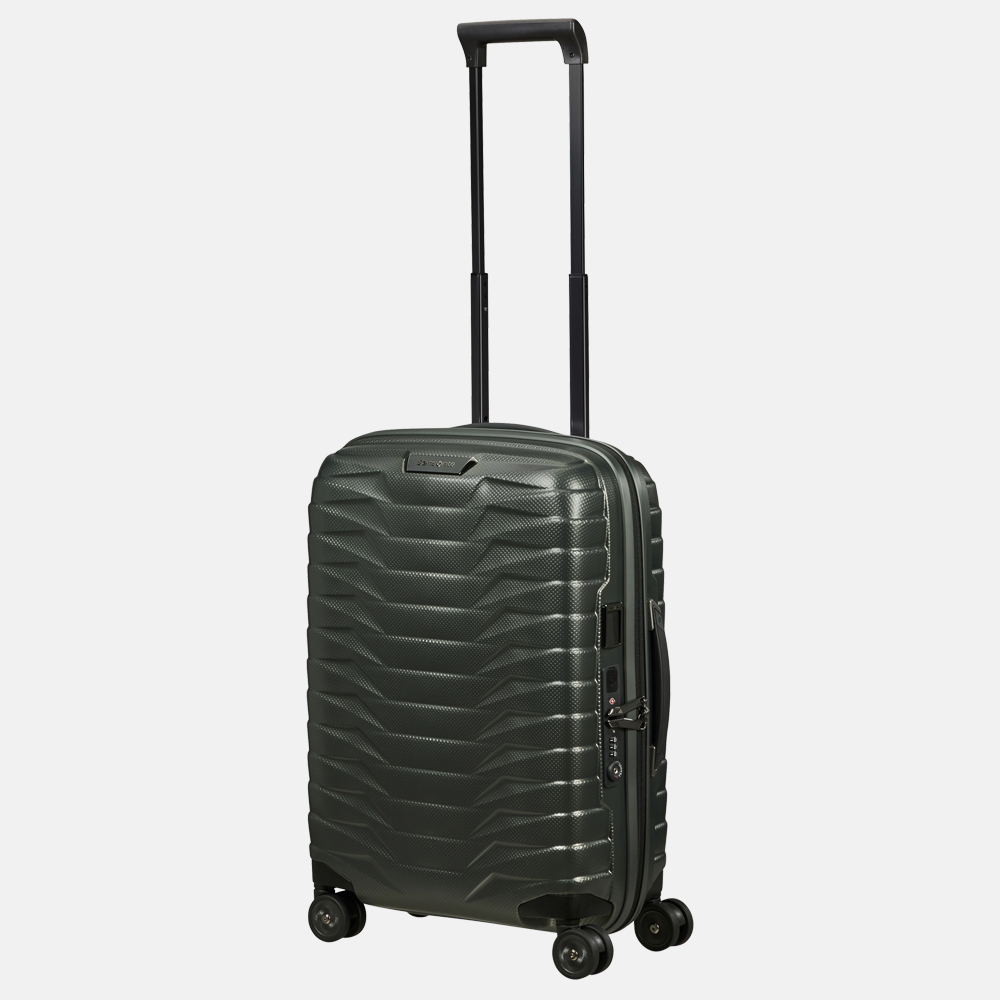 Samsonite Proxis expandable handbagage koffer 55 cm matt climbing ivy bij Duifhuizen