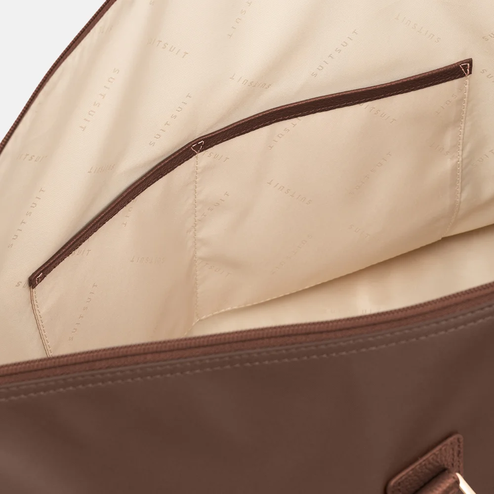 SUITSUIT Serenity Travel Tote weekendtas chocolade brown bij Duifhuizen