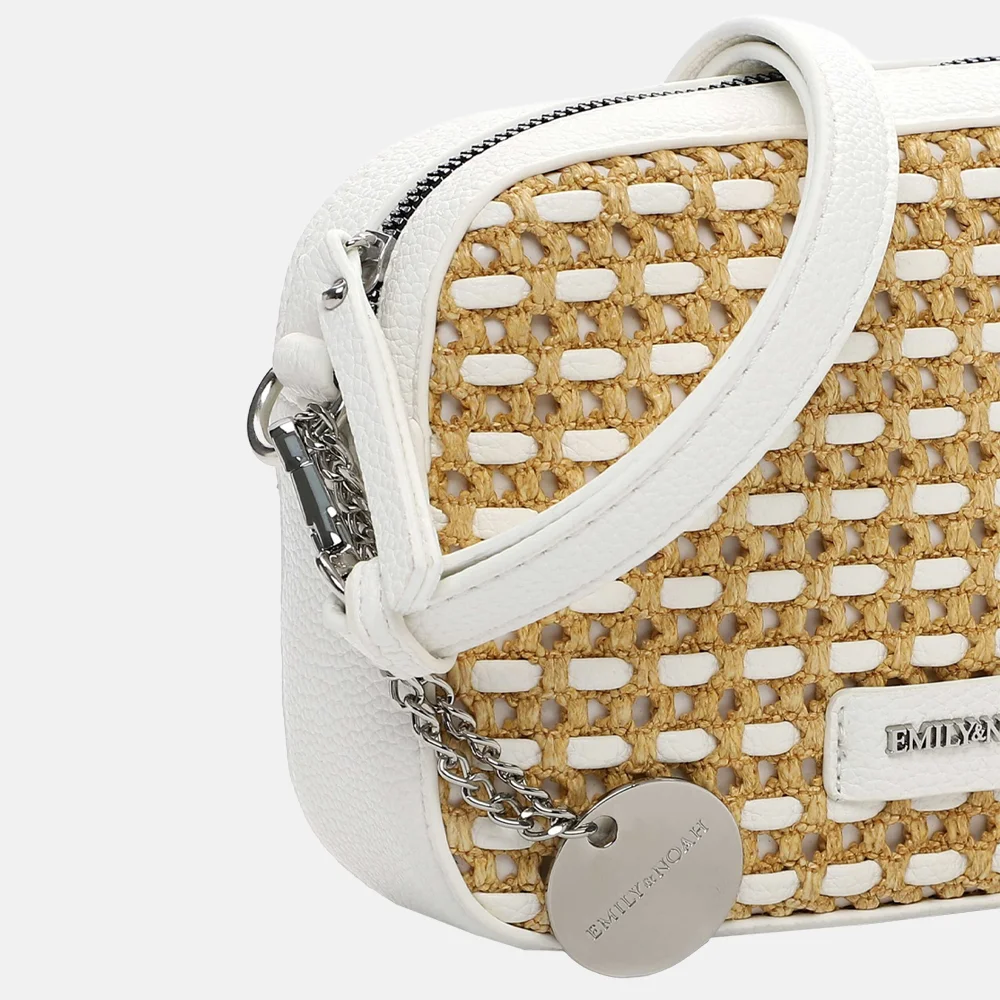 Emily & Noah Jella crossbody tas white bij Duifhuizen