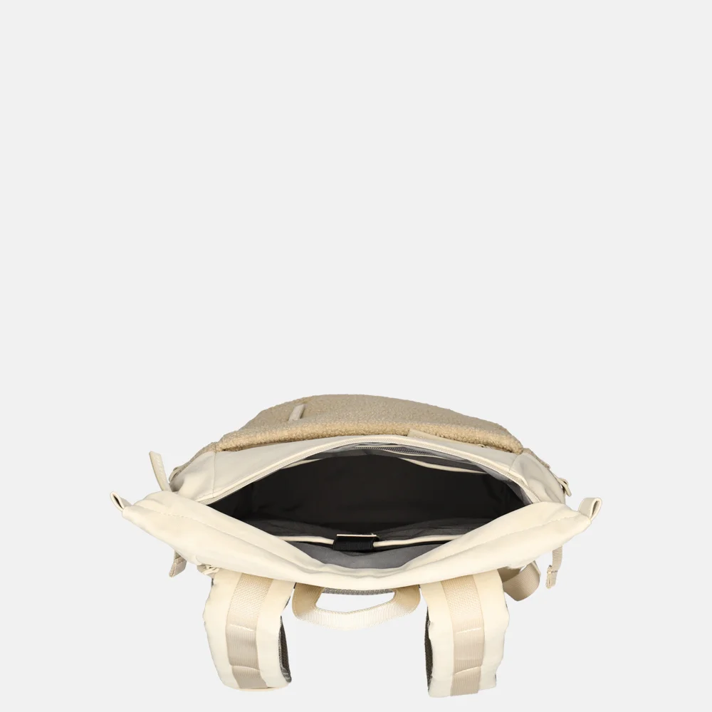 Kapten & Son Aarhus laptoprugzak teddy fleece bij Duifhuizen