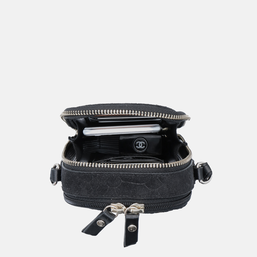 LouLou Essentiels Sugar Snake telefoontas  black bij Duifhuizen