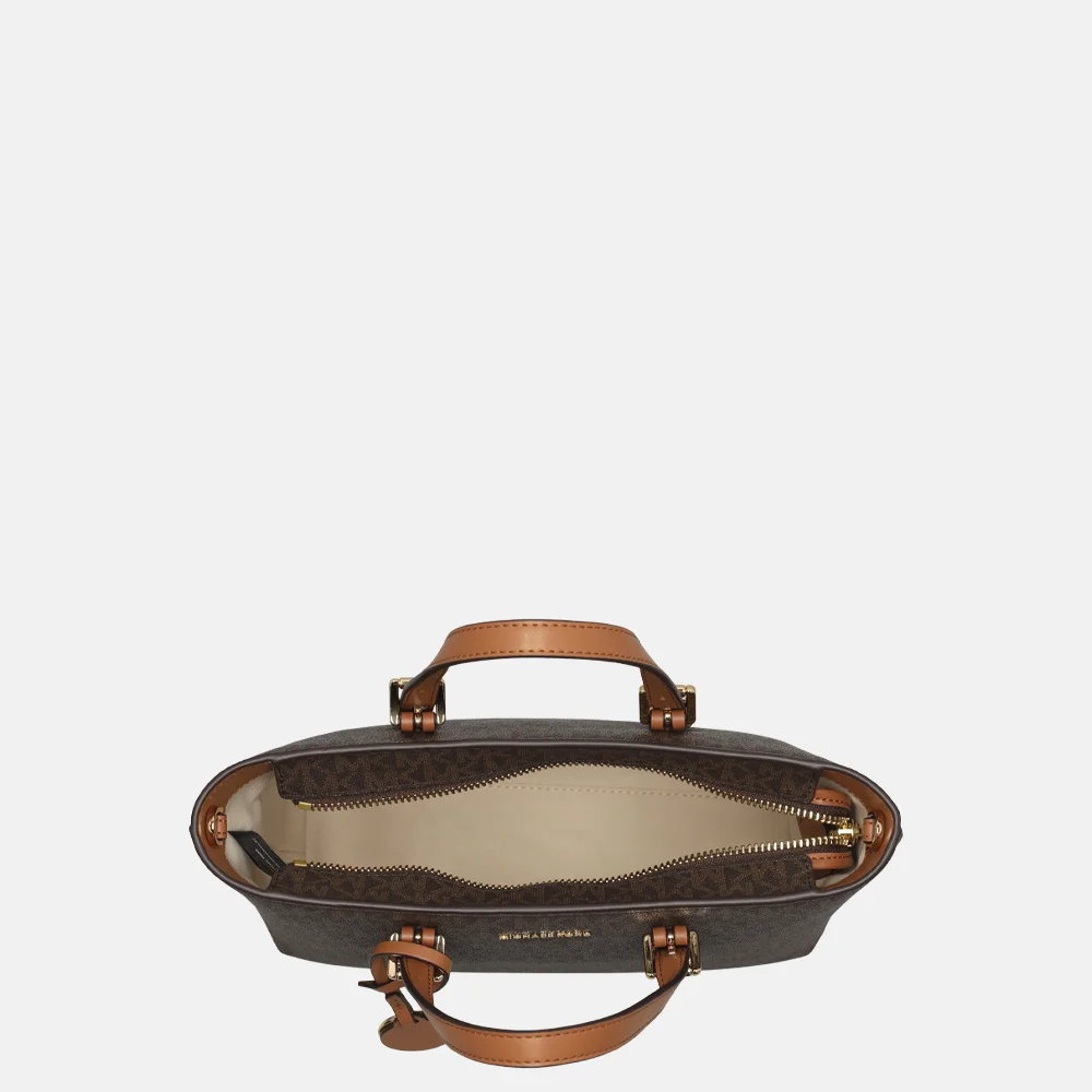 Michael Kors Quinn S handtas brown/acorn bij Duifhuizen