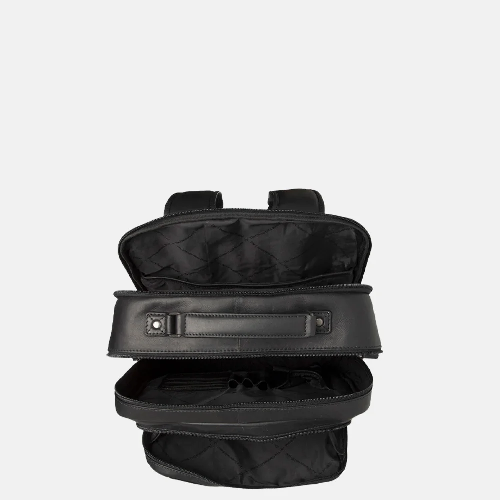 Chesterfield Lennox laptoprugzak L 16 inch black bij Duifhuizen