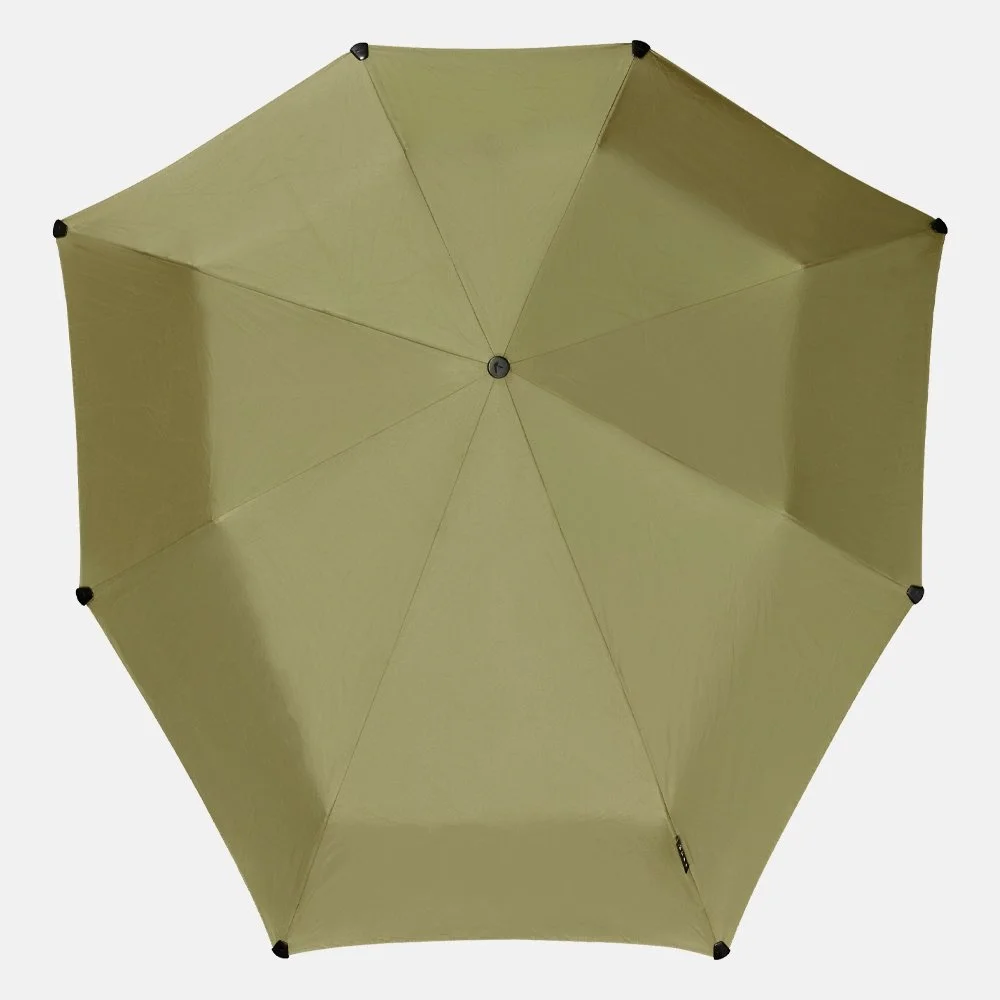 Senz Mini Automatic paraplu olive bij Duifhuizen