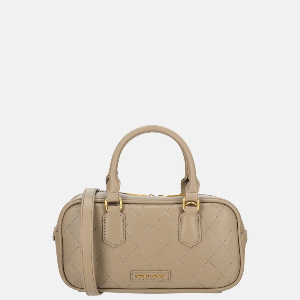 Daniele Donati handtas stiksels taupe