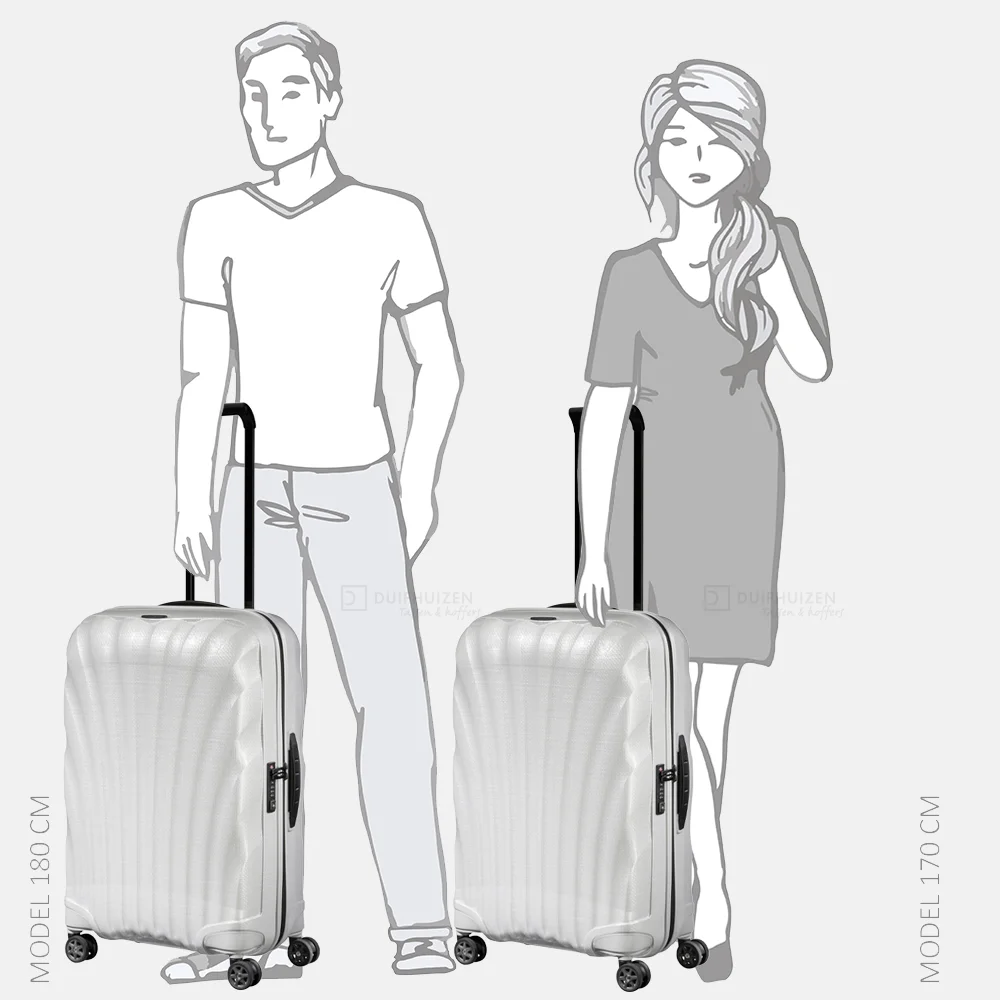 Samsonite C-Lite reiskoffer 69 cm off white bij Duifhuizen