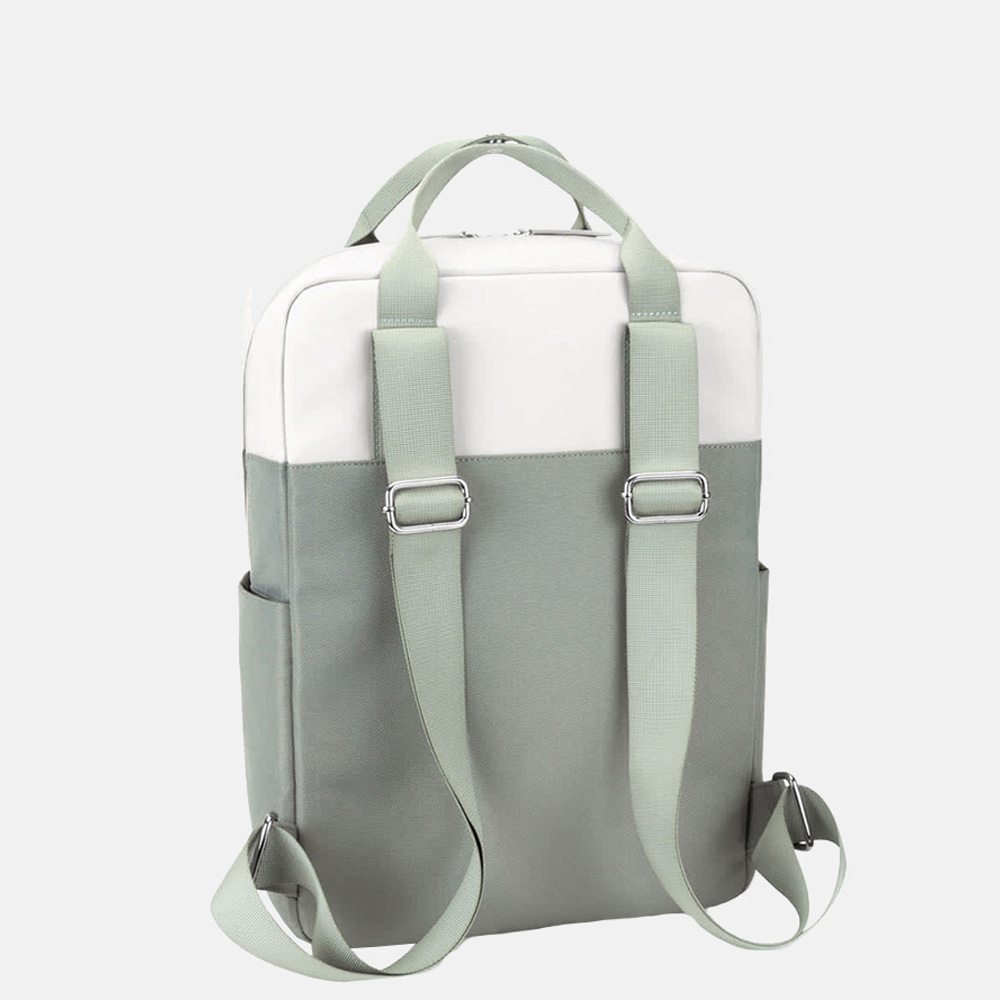 Kapten & Son Bergen rugzak 15 inch sage sprinkled  bij Duifhuizen