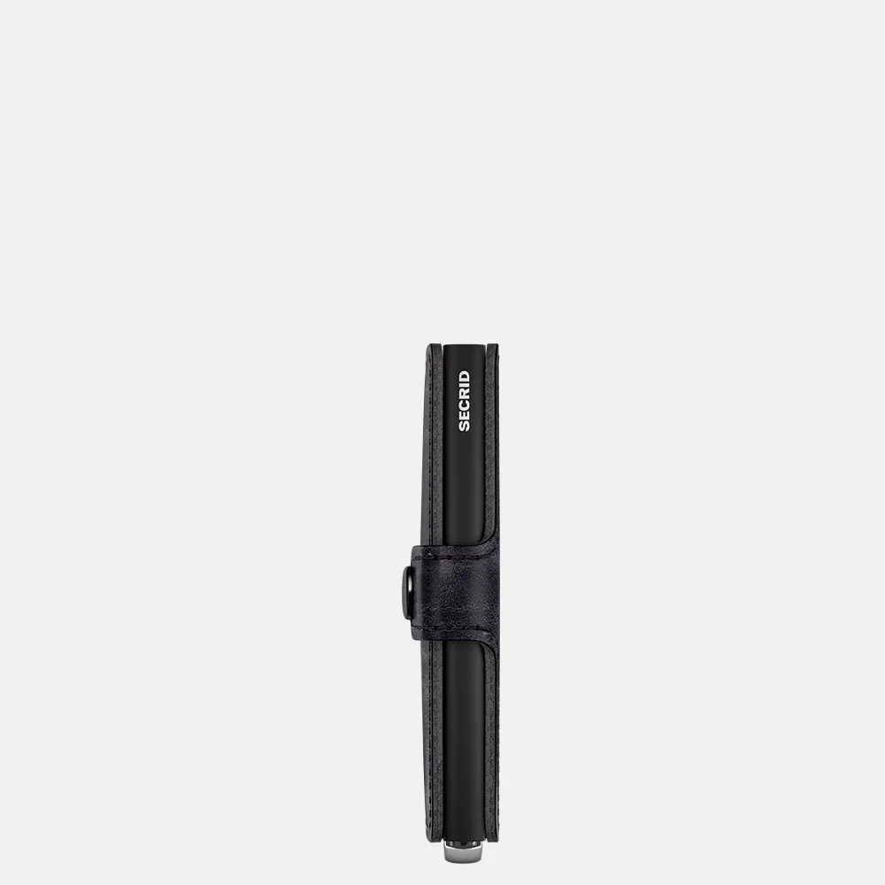Secrid Premium Miniwallet Emboss Lines pasjeshouder black bij Duifhuizen