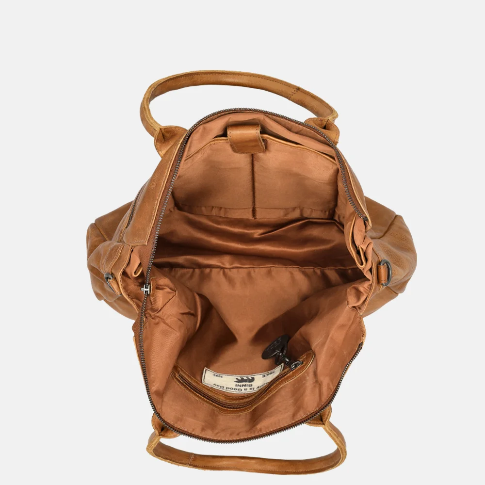Bear Design laptop shopper 15 inch cognac bij Duifhuizen