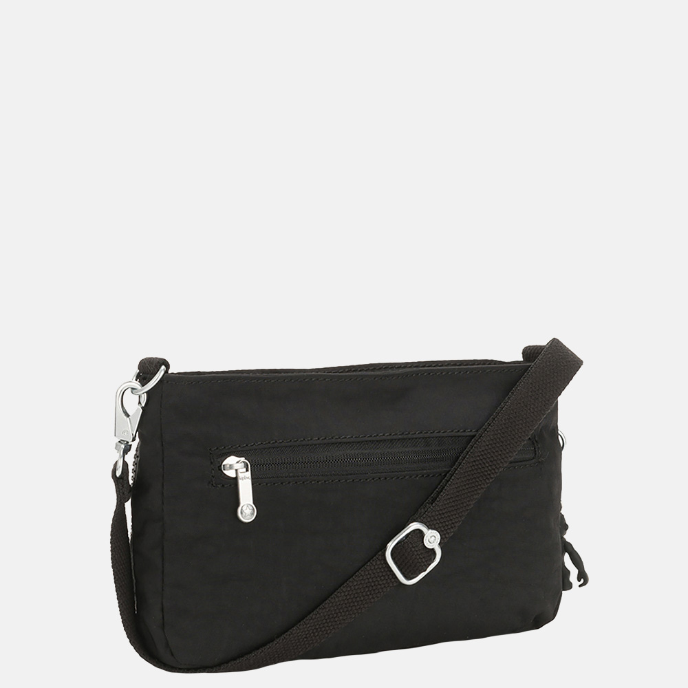 Kipling Myrte crossbody tas/schoudertas black noir bij Duifhuizen