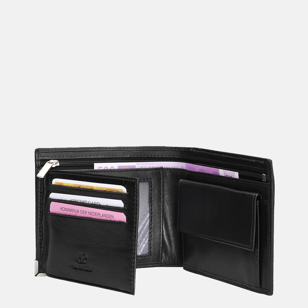 Dr Amsterdam billfold black bij Duifhuizen