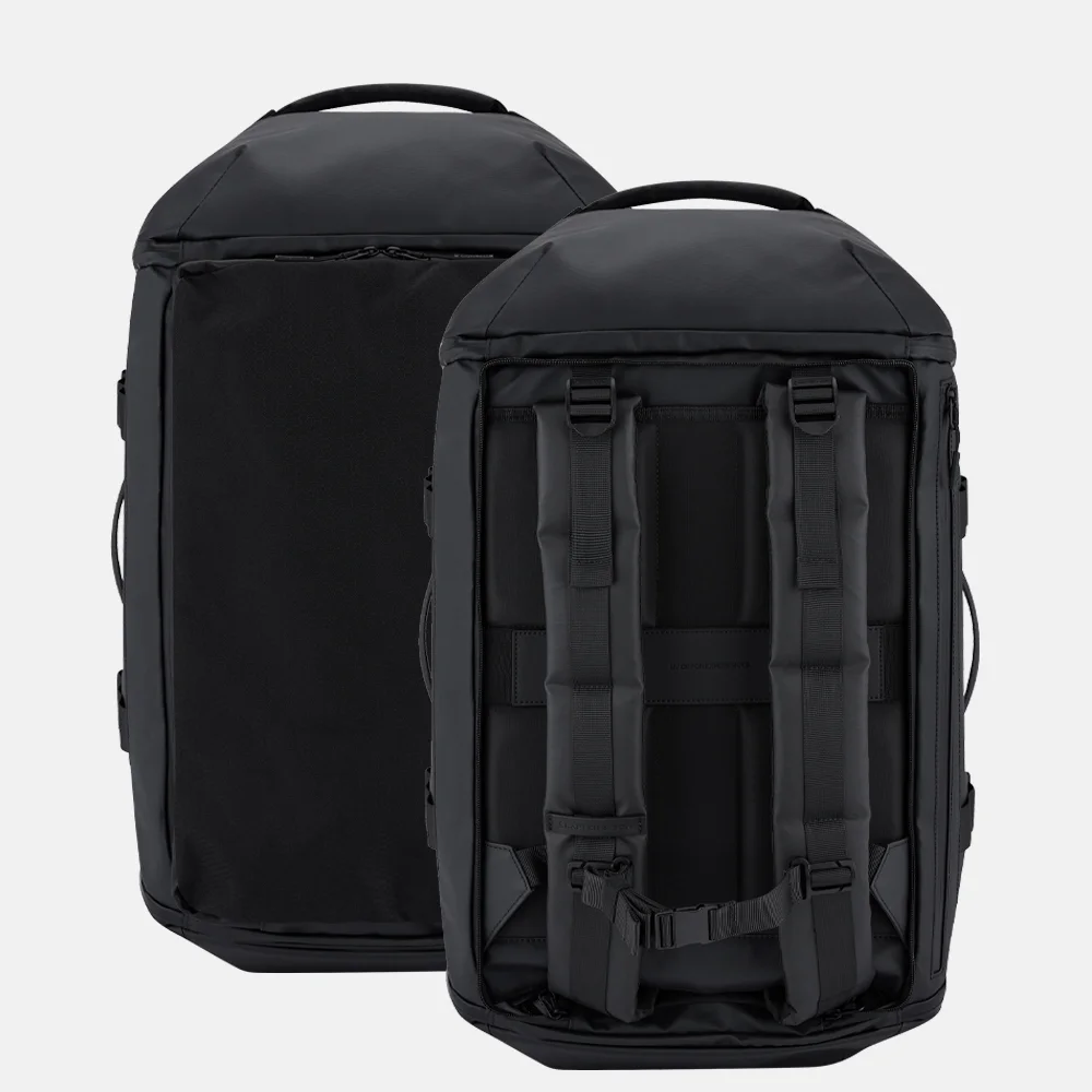 Kapten & Son Lisbon duffle rugzak all black bij Duifhuizen