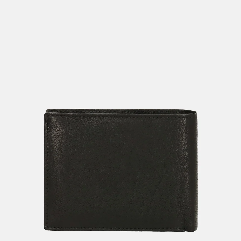 Hide & Stitches San Antonio billfold zwart bij Duifhuizen