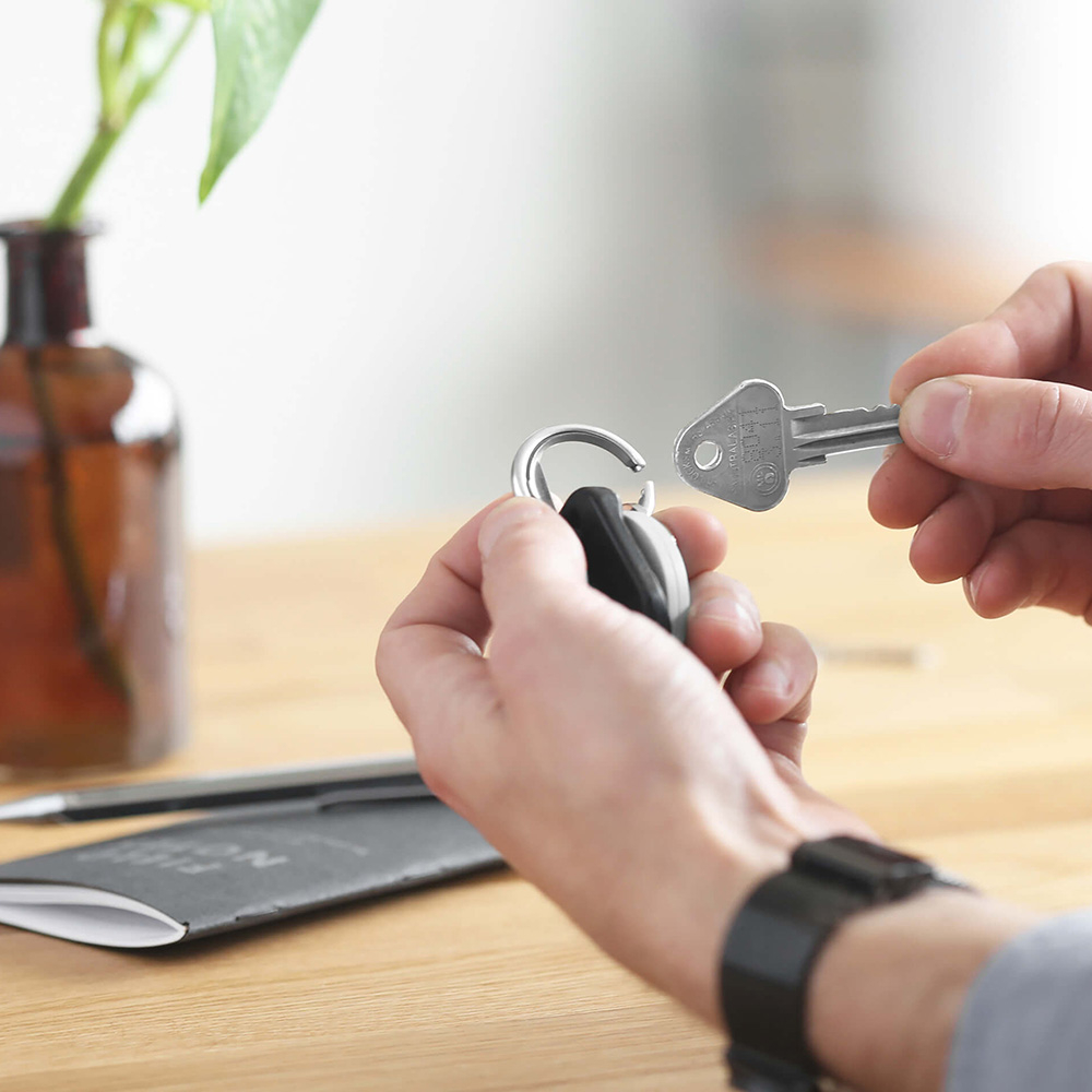 Orbitkey ring charcoal bij Duifhuizen