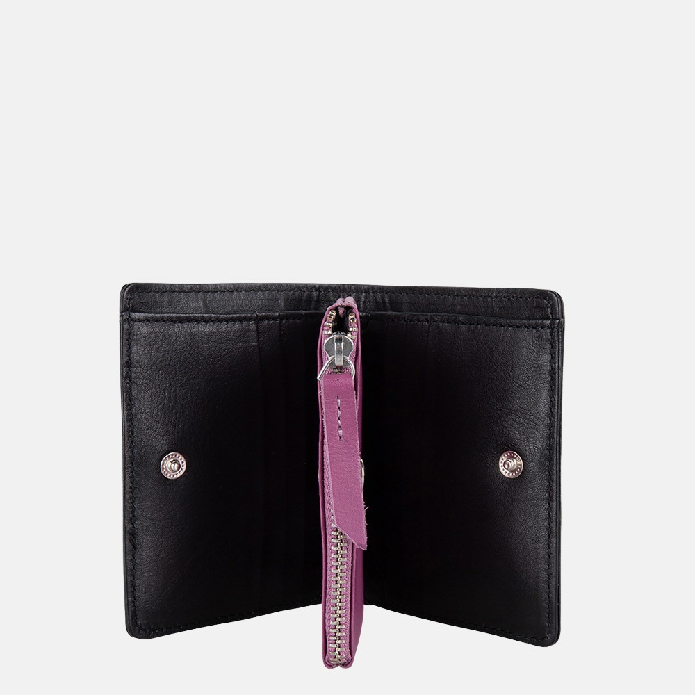 MyK Purse Poppy portemonnee S plum bij Duifhuizen