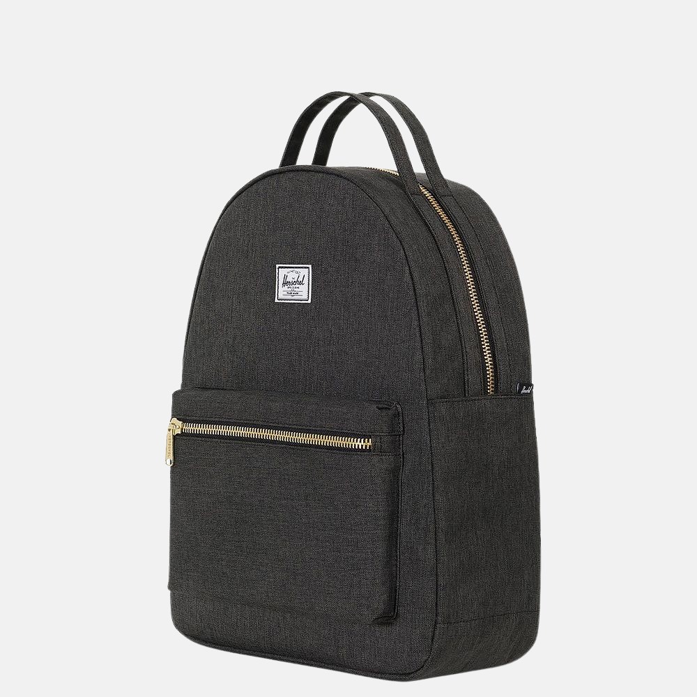 Herschel Nova rugzak 13 inch black crosshatch bij Duifhuizen