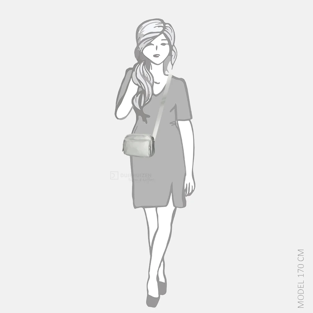 Enrico Benetti Hailey crossbody tas silver bij Duifhuizen