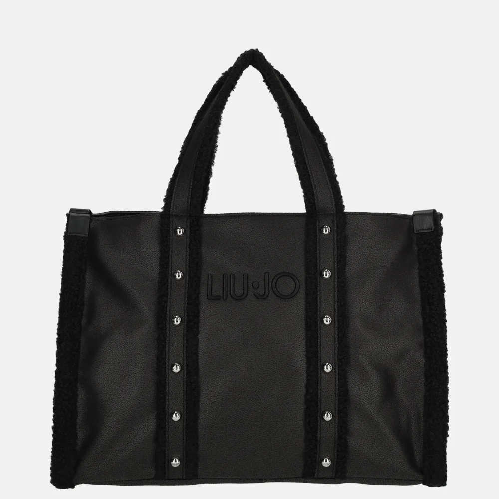 Liu Jo  Eco Montone handtas nero bij Duifhuizen