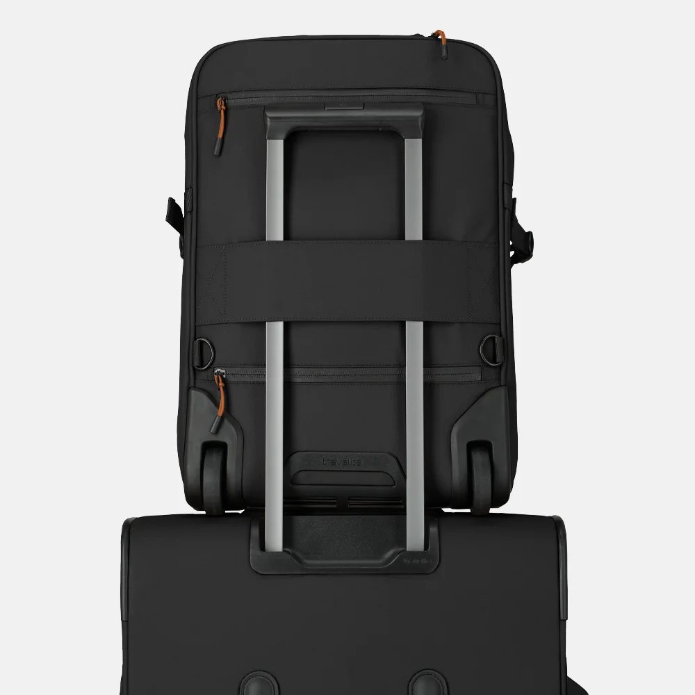 Travelite Briize trolley rugzak black bij Duifhuizen
