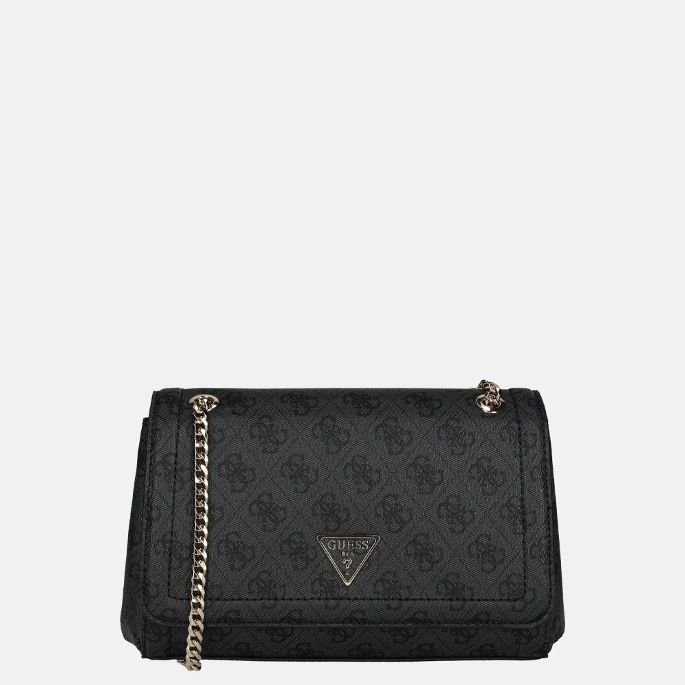 Guess Noelle crossbody tas coal logo